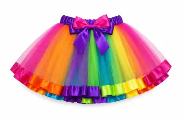 TUTU FLECOS CON MOÑO 30 CM