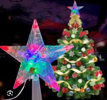 ESTRELLA PUNTA DE ARBOL CON LUZ RF:HG-16