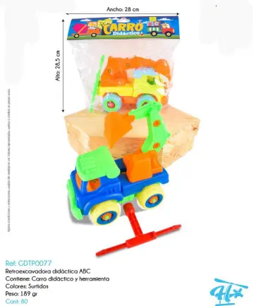 RETROESCAVADORA DIDACTICA ABC RF:GDTP0077