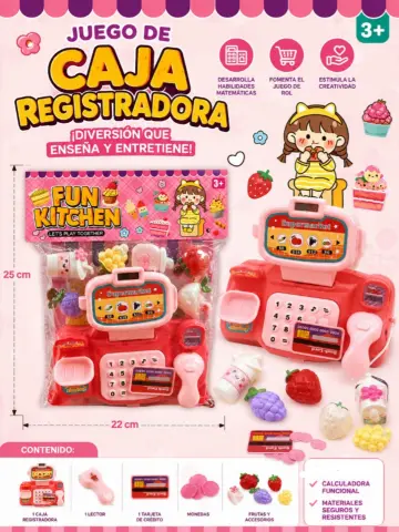 JUEGO CAJA REGISTRADORA RF:DS-592196-1