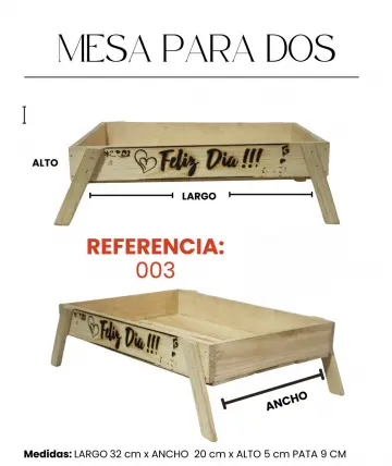 MESA PARA DOS REF 003