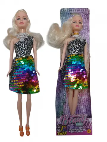 MUÑECA VESTIDO DE LENTEJUELAS RF:RX21