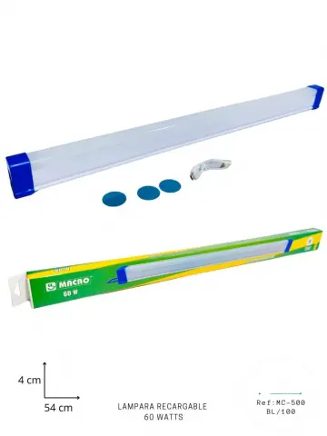 LAMPARA RECARGABLE RF:MC-9005