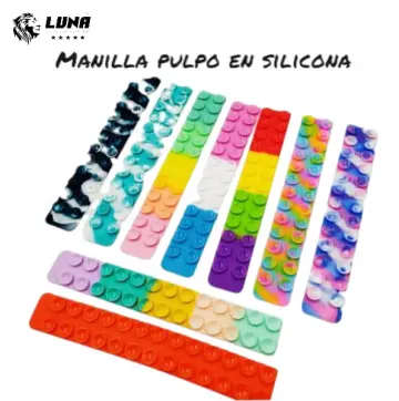 MANILLA PULPO EN SILICONA 26CM X12 RF:CH19529