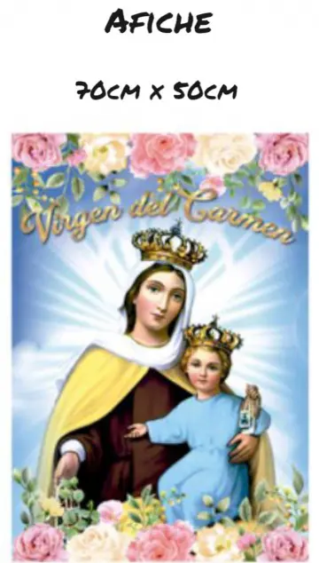 AFICHE (VIRGEN DEL CARMEN)