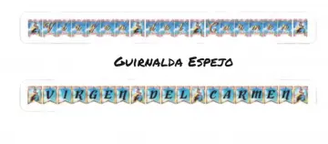 GUIRNALDA ESPEJO (VIRGEN DEL CARMEN)