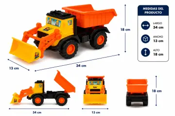 CARRO TRUCK SUPER POWER VOLQUETA Y ESCAVADORA  RF:677-60
