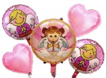 BOUQUE MI BAUTIZO GLOBO REDONDO