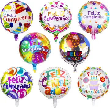 GLOBO FELIZ CUMPLEAÑOS 18 PULGADAS