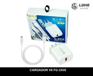 CARGADOR CARGA RAPIDA V8 RF:LUNAPARTY-FG-33V8