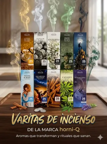 VARITAS DE INCIENSO DISPLAY X25 PAQUETES 8 VARITAS C/U