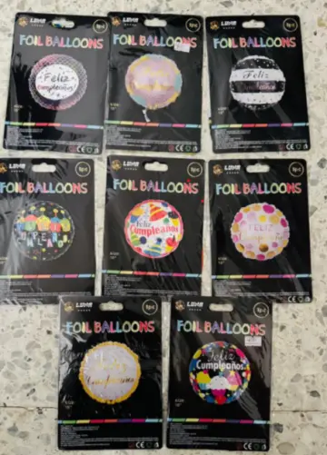 GLOBO FELIZ CUMPLEAÑOS 10PULGADAS