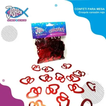 CONFETI DE MESA CORAZON RF:XL-9