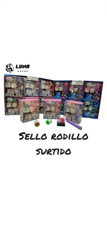 SELLO RODILLO PERSONAJES SURTIDO RF:Y3301