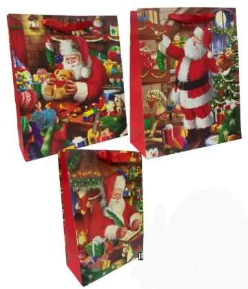 BOLSA DE REGALO FELIZ  NAVIDAD PEQUEÑA RF:6632