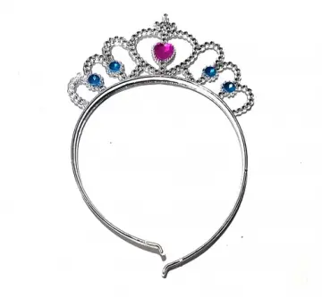 CORONA DIADEMA PLATEADO LUNA-058