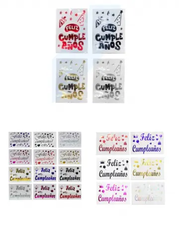 STIKER PARA GLOBO BURBUJA MEDIDA 20 x 28 RF-LUNA036