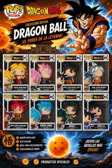 JUGUETE POP COLECCIONABLE DRAGON BALL RF:88360A
