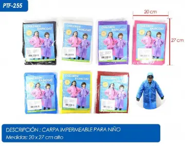 IMPERMEABLE PARA NIÑO RF:PTF-255