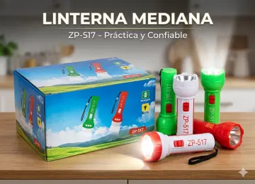 LINTERNA COLORES 4"X12CM RF:PT28531