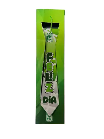 CAJA CERVEZERA CON CORBATA ATLETICO NACIONAL X12