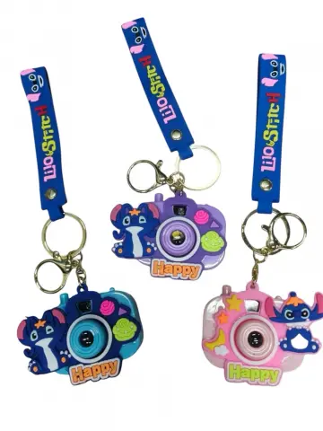 LLAVERO CÁMARA CON PROYECTOR DE LUZ STITCH