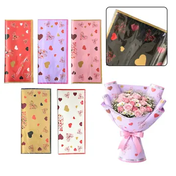 PAPEL COREANO ESTAMPADO CORAZONES X 20 RF:13820