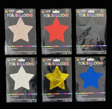 GLOBO METALIZADO ESTRELLA 18 PLG RF-LUNA010