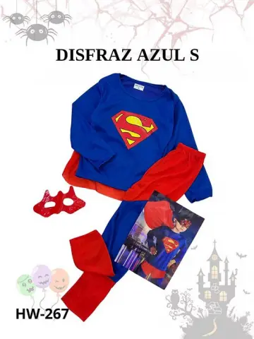 DISFRAZ PARA NIÑO SUPER MAN RF:HW-267