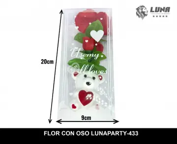 OSO CON ROSA EN BLISTER RF:LUNA PARTY-433