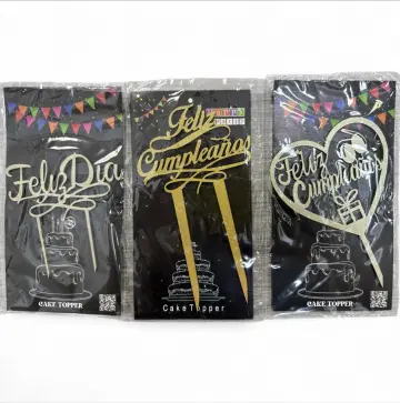 TOPPER CUMPLEAÑOS SURTIDO peq