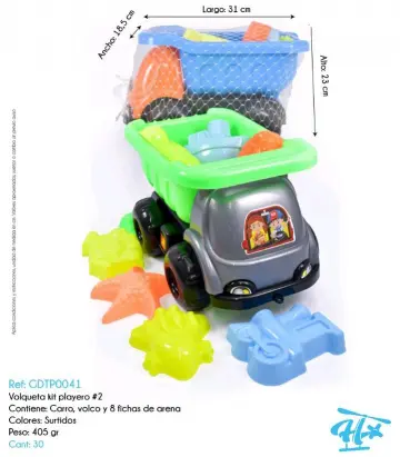 VOLQUETA KIT PLAYERO #2 RF:GDTP0041