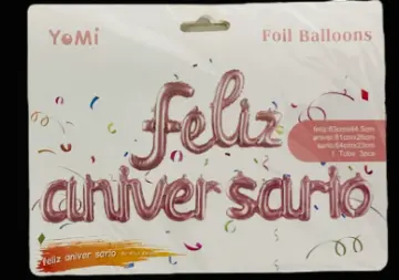 FELIZ ANIVERSARIO LETRA CURSIVA RF-029